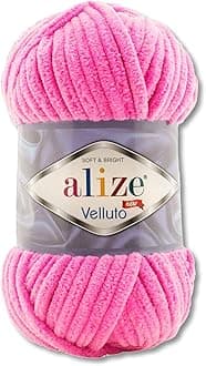 Wohnkult 100 g Alize Velluto Wool in 30 Selection (121 | Pink)