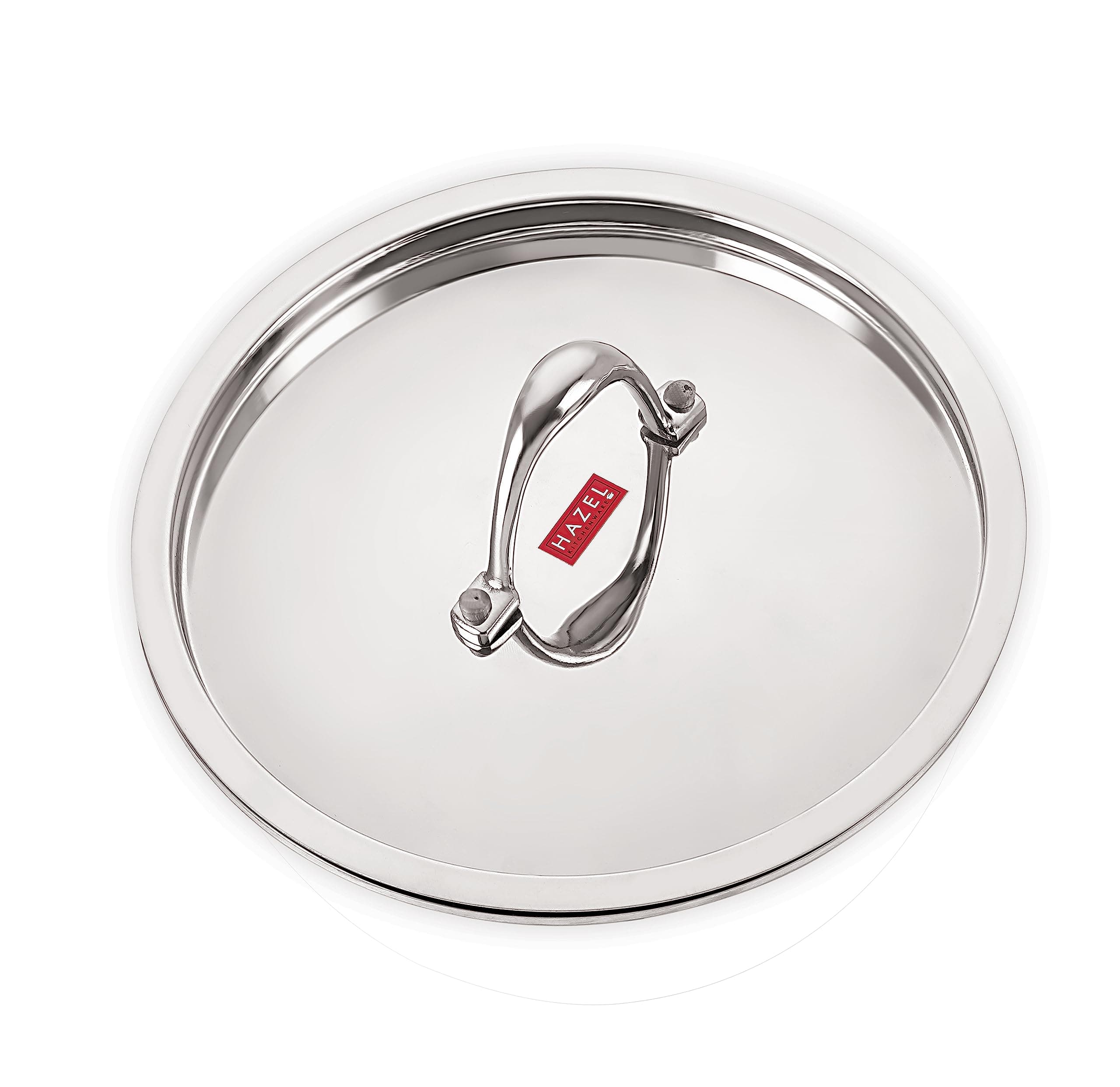 Stainless Steel Cookware Plain Lid With Handle (Outer Diameter 28 Cm, Inner Diameter 26 Cm) - Silver