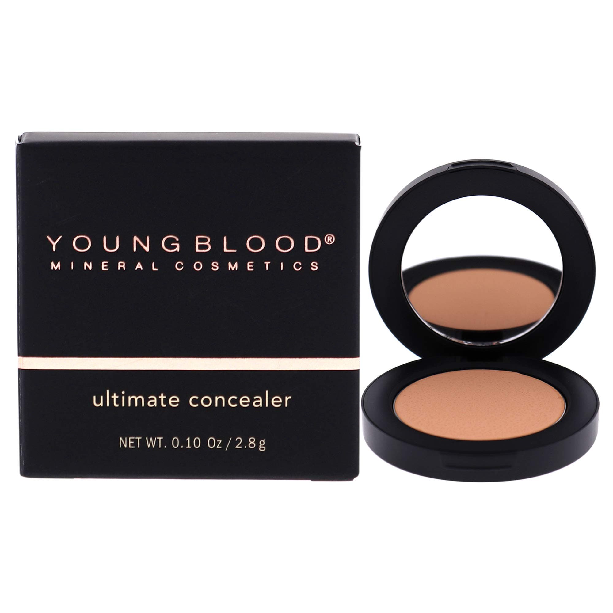 Clean Luxury Cosmetics Ultimate Concealer, Medium | Conceals Under Eye Dark Circles Full Coverage Brightening Non-Creasing Coverage for Discoloration and Spots | Vegan, Cruelty Free