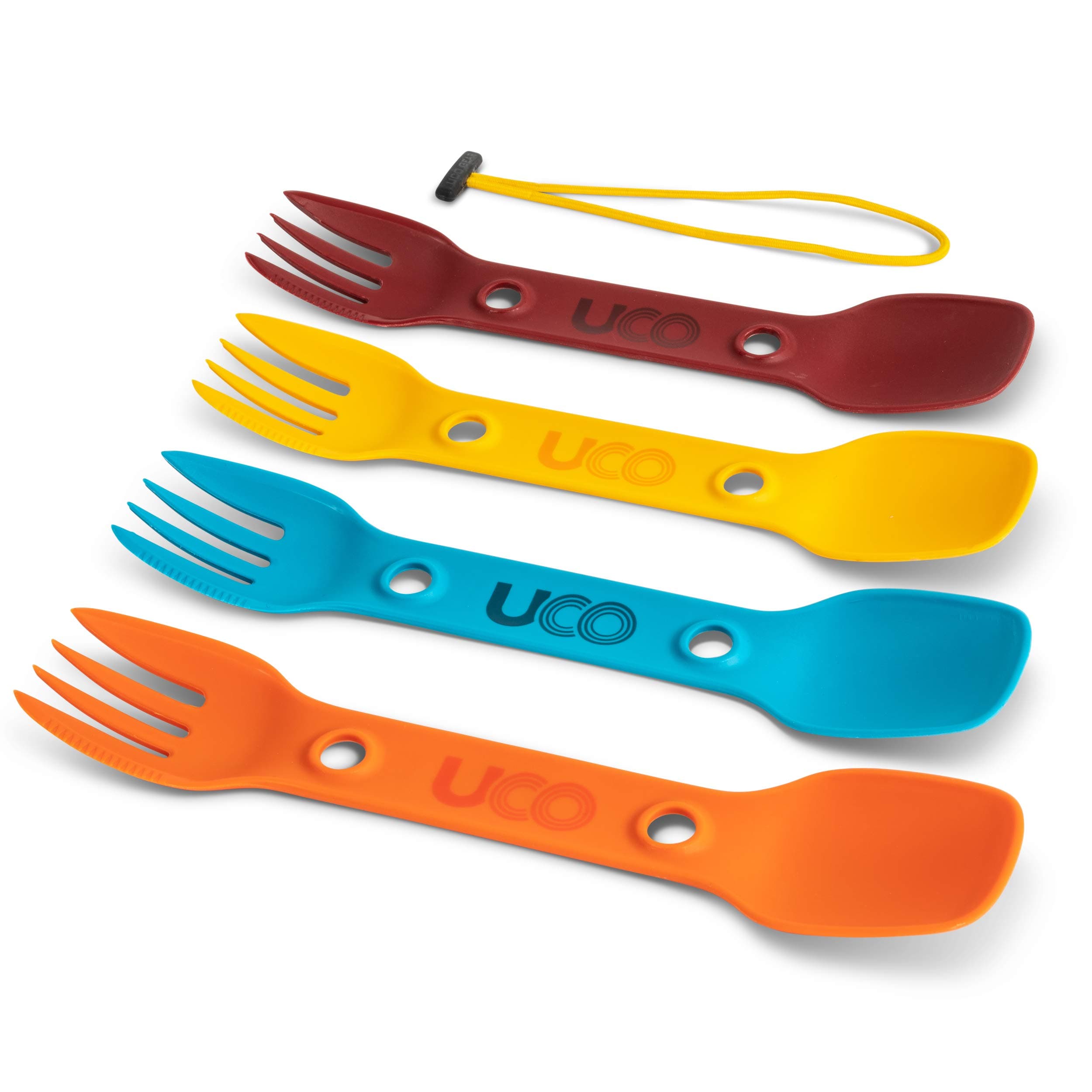 UCO Utility Spork 4 Pack with Tether Classic