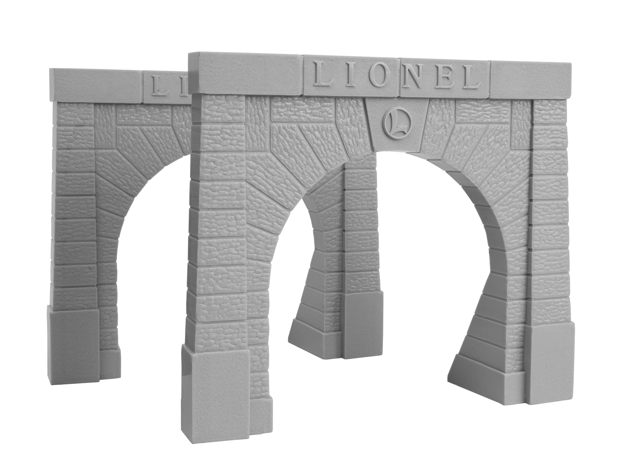 Lionel Railroad Tunnel Portal Structures (2-Pack), Model Train Tunnel Accessories with Realistic Brick Design, Train Layout Scenery for Model Railroads, Ages 14+