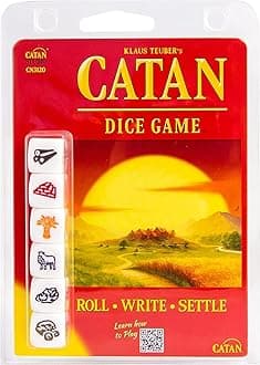 CATAN | Dice Game- Clamshell | Dice Games | Ages 7+ | 1-4 Players | 15-30 Minutes Playing Time