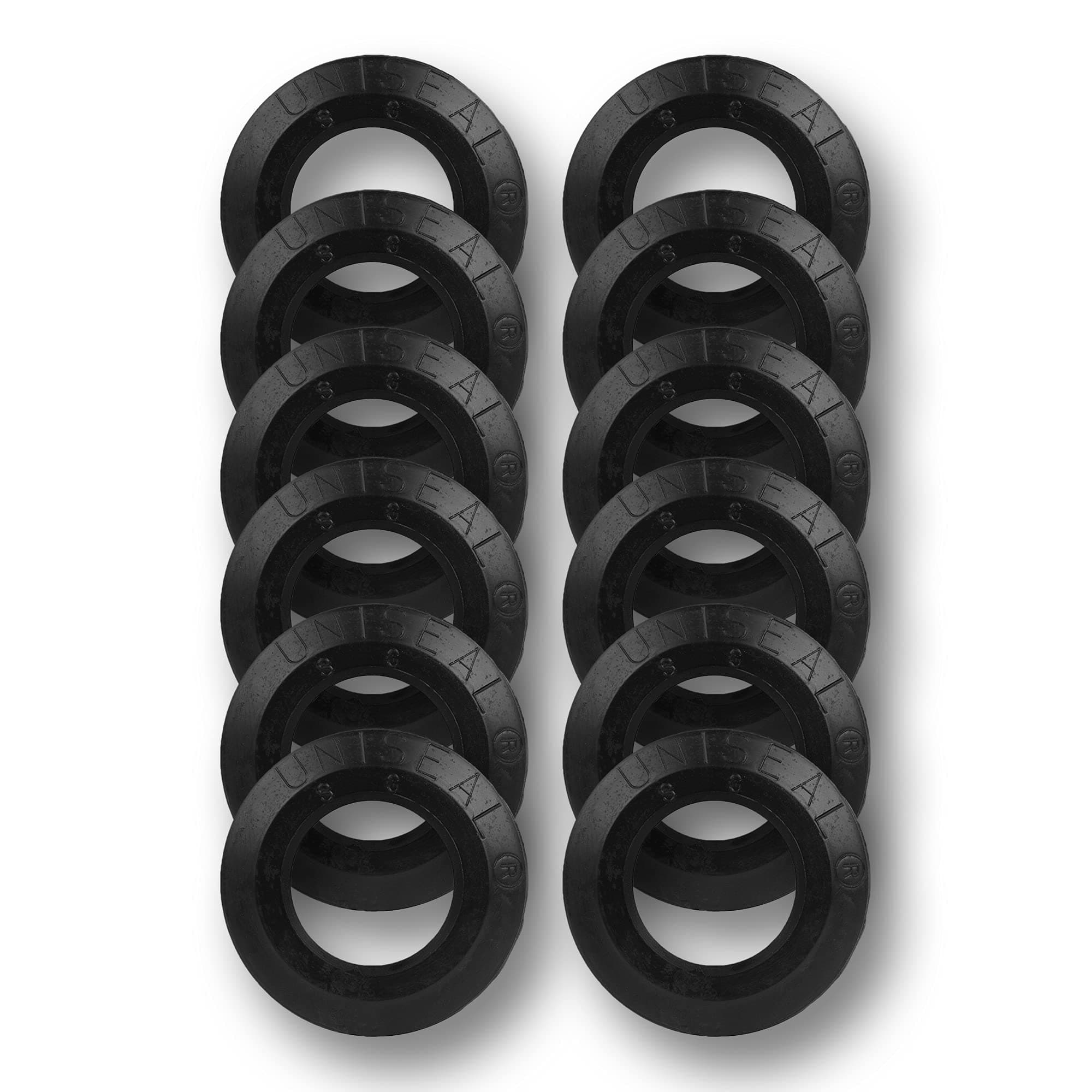 1'' UNISEAL Flexible Tank Adapter (bulkhead) - 12 Pack