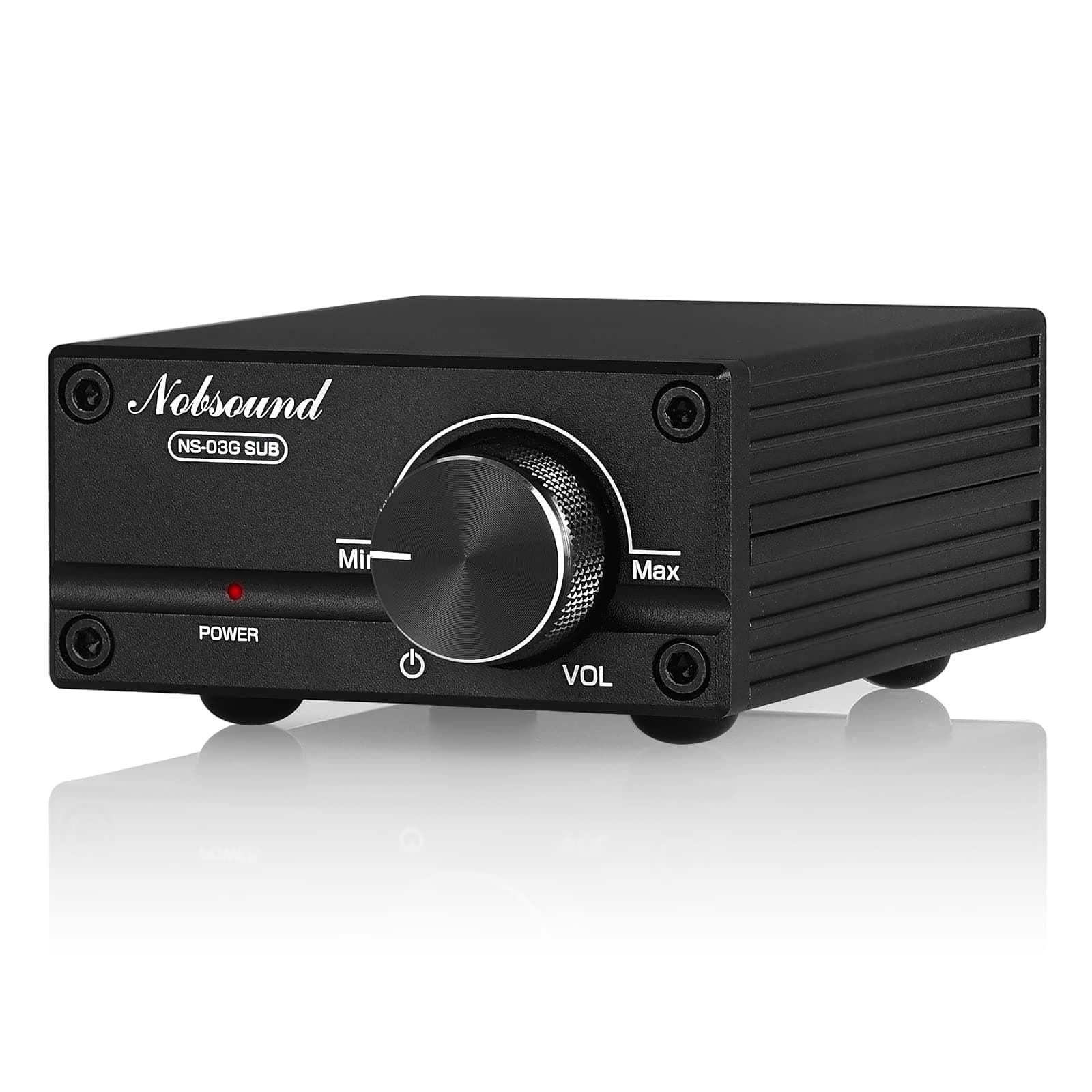 Nobsound 100W Subwoofer Amplifier Digital Power Sub Amp Audio Mini Bass Amp with Power Supply (Black)