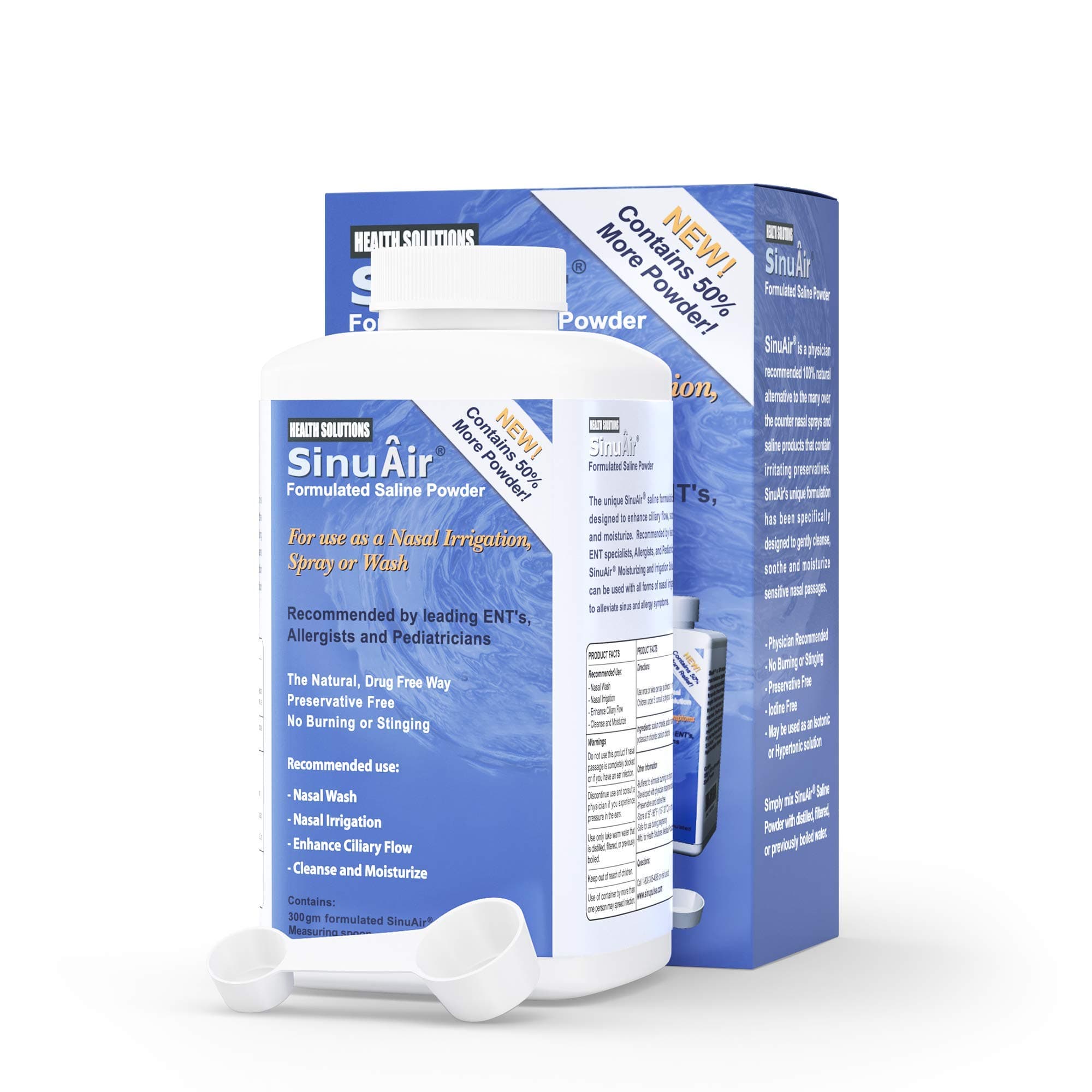 SINU PULSE ELITE SinuPulse Sinuair powder irrigation solution, 300g bottle