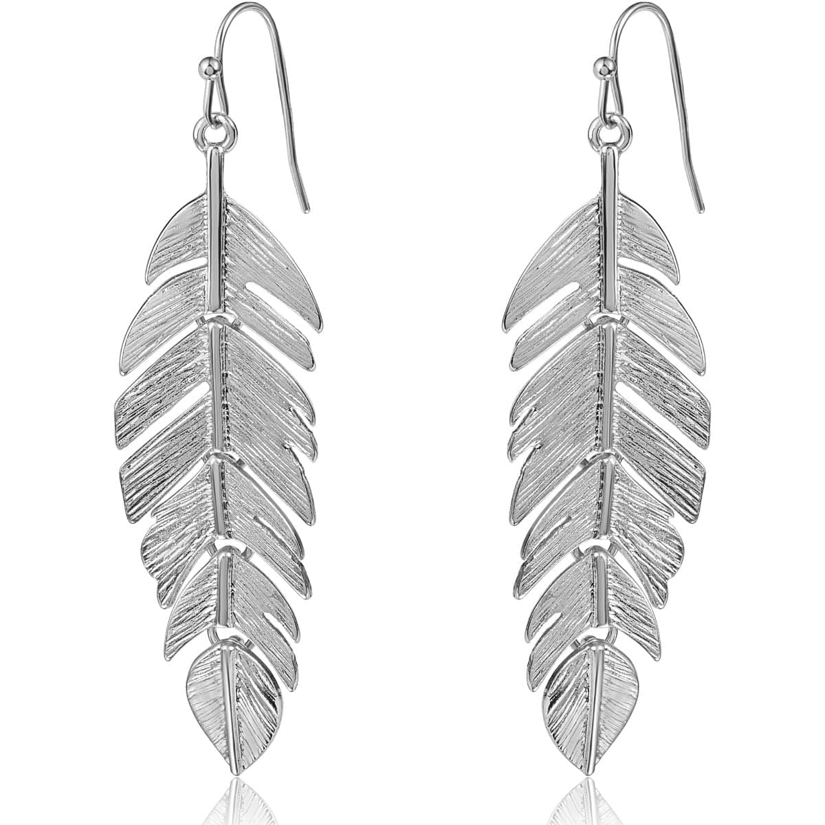 Floating Feather Earrings