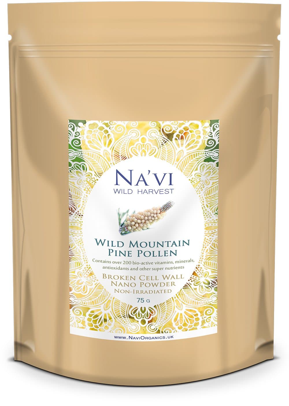 Wild Harvested Pine Pollen - Broken Cell Wall Micro Powder (350 g)