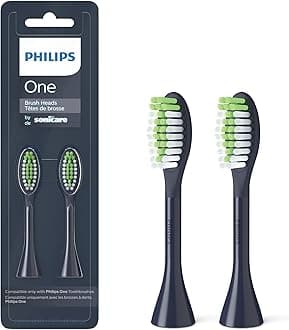 Philips One by Sonicare 2pk Brush Heads, Midnight BH1022/04