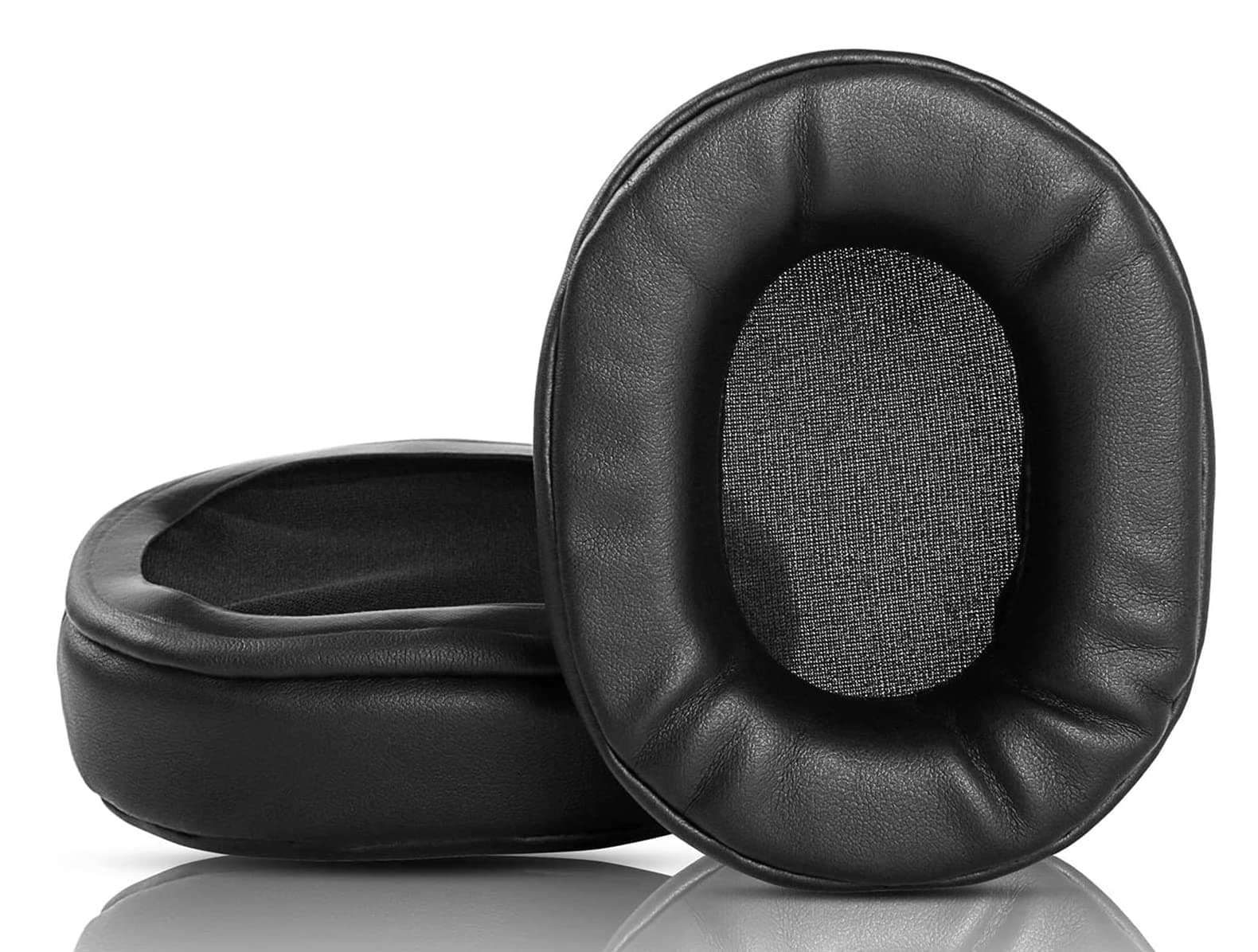 HTINDUSTRY Elegance Bluetooth 4.0 NFC Earpads Replacement Cushion Compatible with Auna Elegance Bluetooth 4.0 NFC APTX Headphone Premium Ear pads with Softer Protein Leather/Memory Foam
