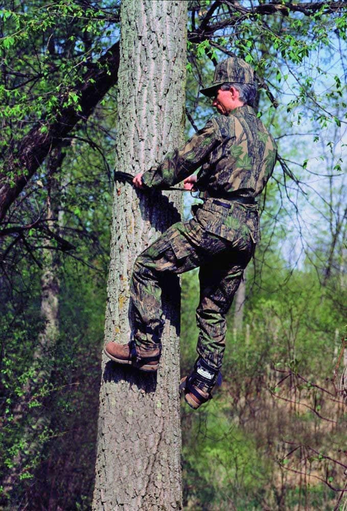 SportClimbers Tree Climbing Spikes – Includes Strap-On Boot Spikes and Safety Belt