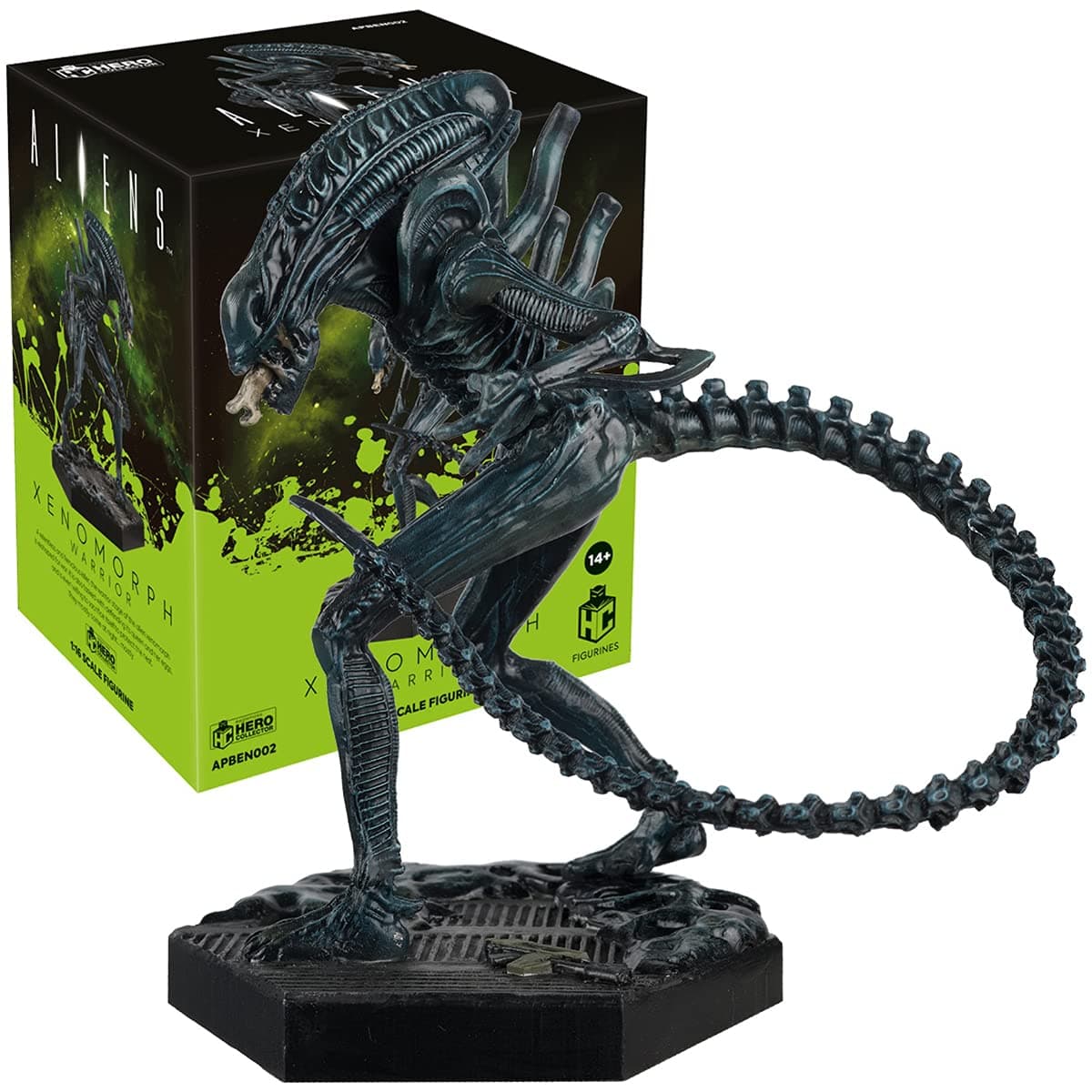 Eaglemoss Collections Alien & Predator Warrior Figurine (Aliens) Box Display Edition - Xenomorph Warrior, Collectors Edition