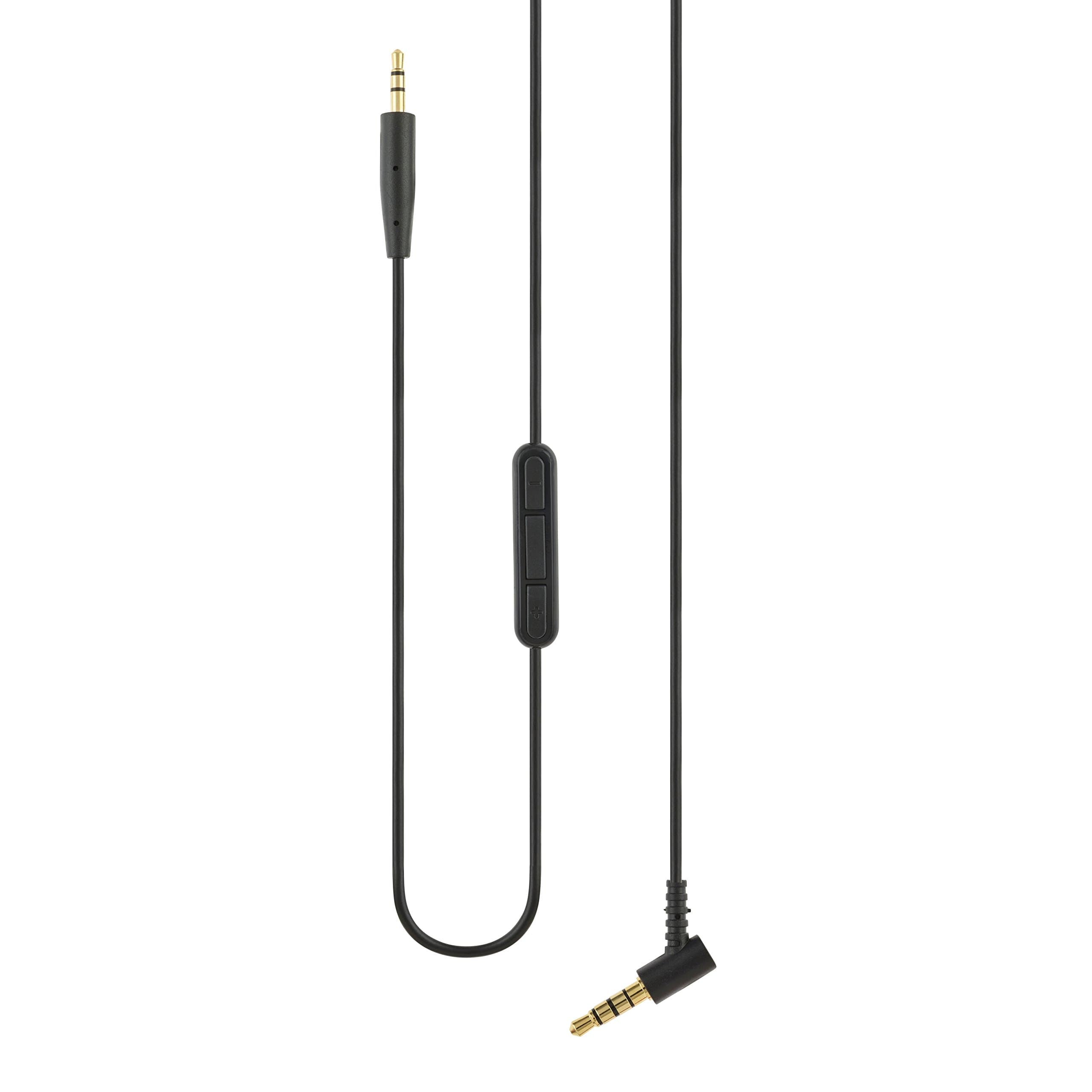 AGS Retail Ltd Compatible Audio Cable Replacement for Bowers & Wilkins P5 P7 – 1.2m, Black, Headphone Cable with Remote and Mic, Earphone Cord with 3.5mm to 2.5mm Audio Jacks| Audio Accessories