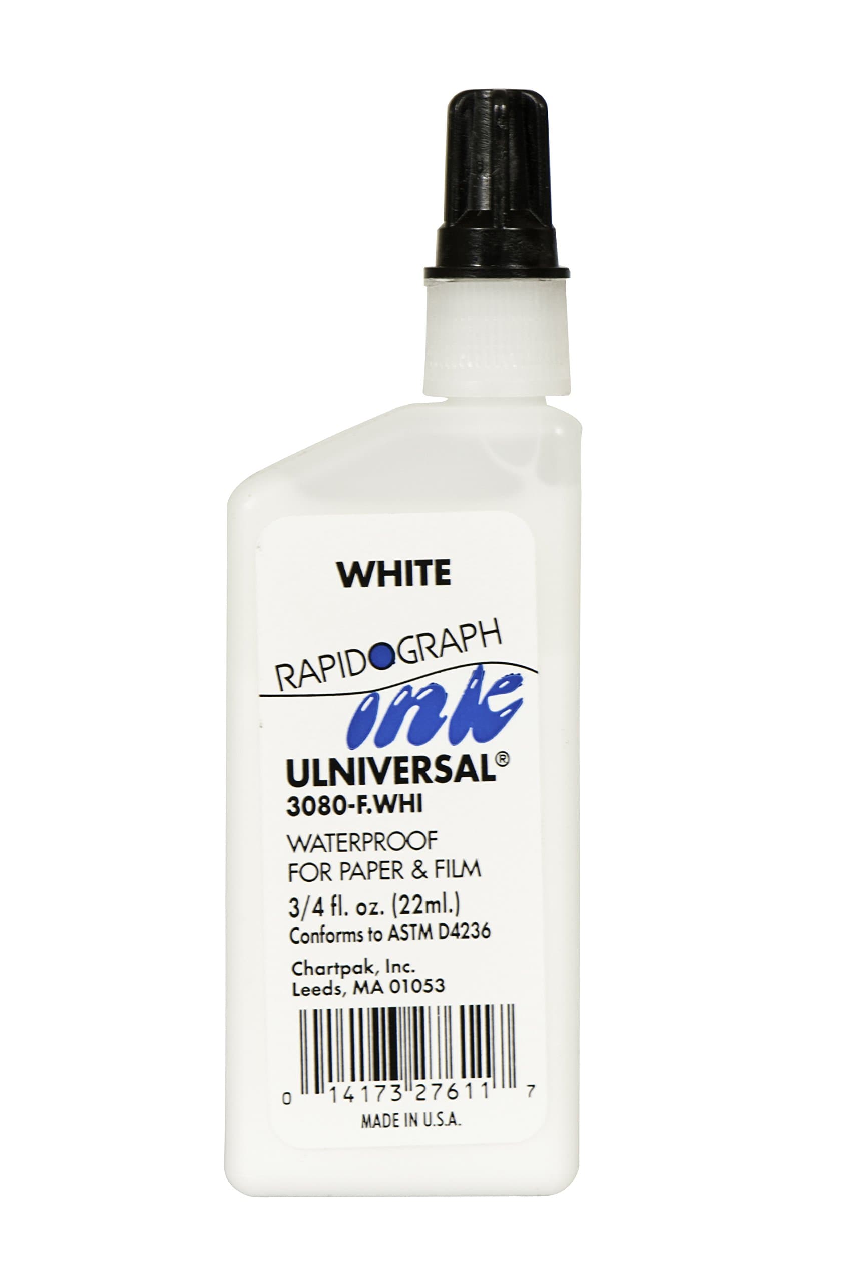 KOH-I-NOOR Technical Inks Universal Drawing Ink White (3080F.WHI), ‎0.75 Ounce