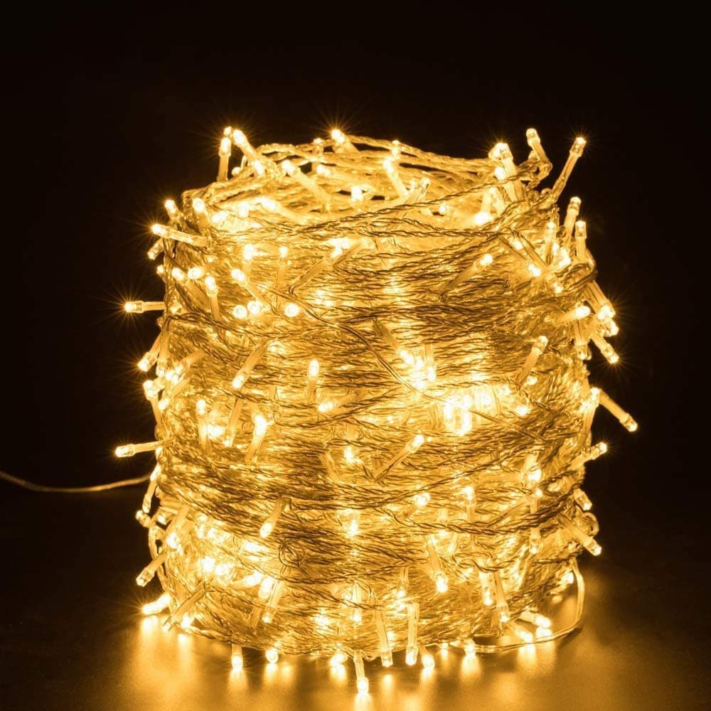 Quntis LED String Lights 100M 500LED CE Standard High Brightness Warm White Lights Indoor Fairy Lights for Christmas Wedding Party