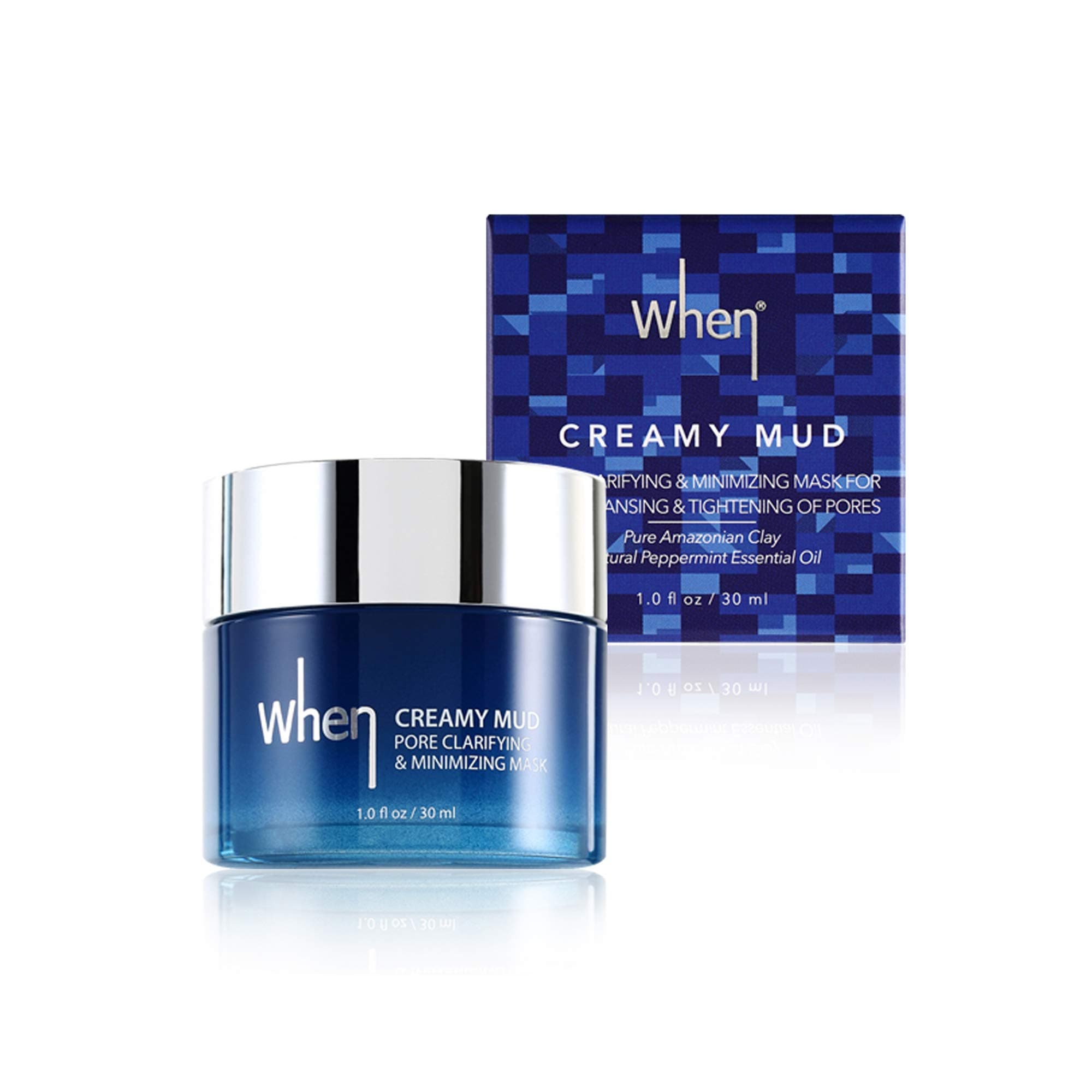 WhenCreamy Mud Pore Clarifying & Minimizing Mask, 30 ml
