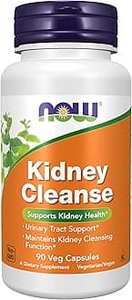 Supplements, Kidney Cleanse with Uva Ursi, Parsley Seed, Fennel, and Horsetail, 90 Veg Capsules