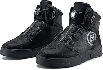 ROCKBROS Cycling Shoes - Reinforced Leather, Waterproof Anti-Slip for Men Women, Ideal for Motorcycle, MTB, Indoor Cycling & Daily Commute Protective Footwear