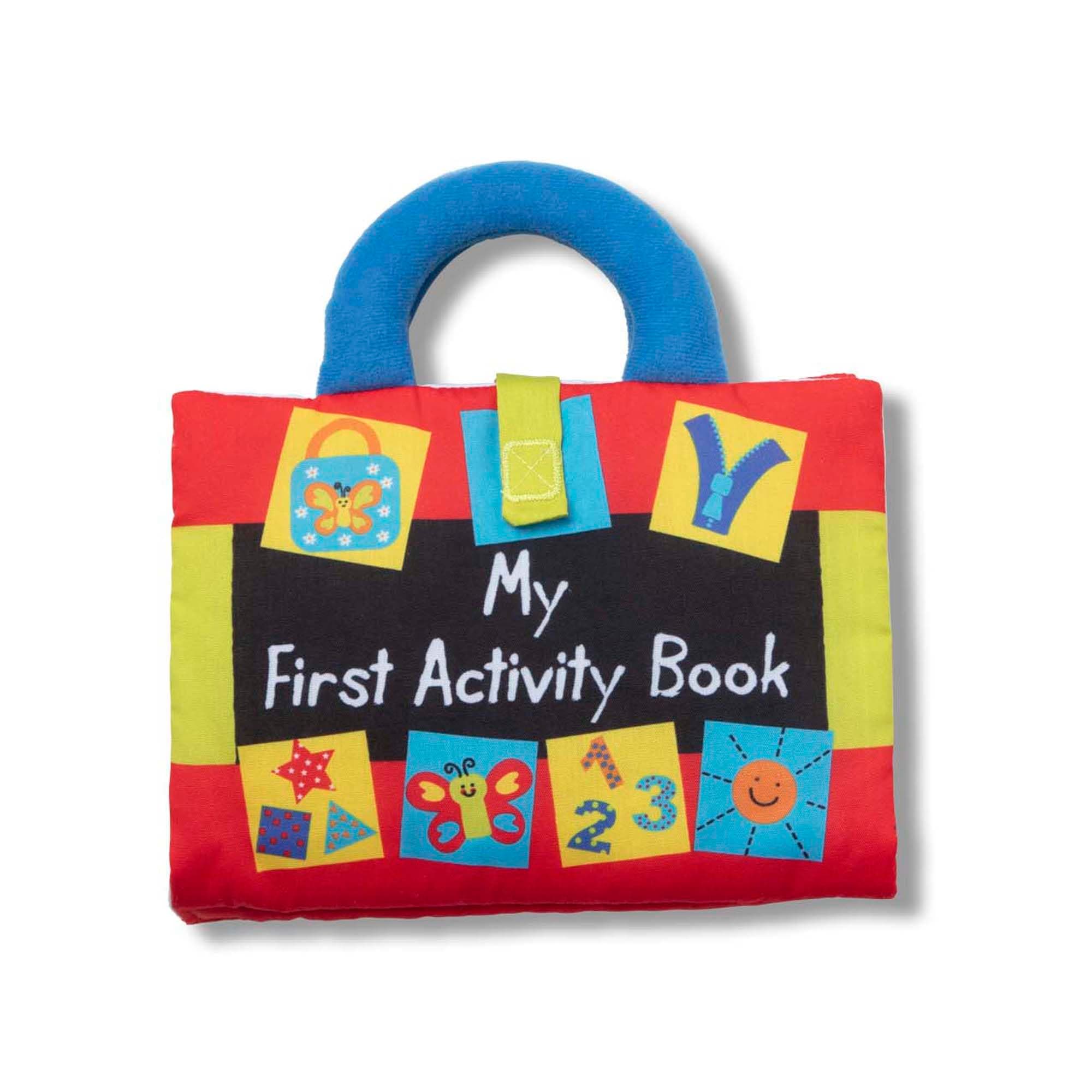 K’s Kids My First Activity Book 8-Page Soft Book for Babies and Toddlers