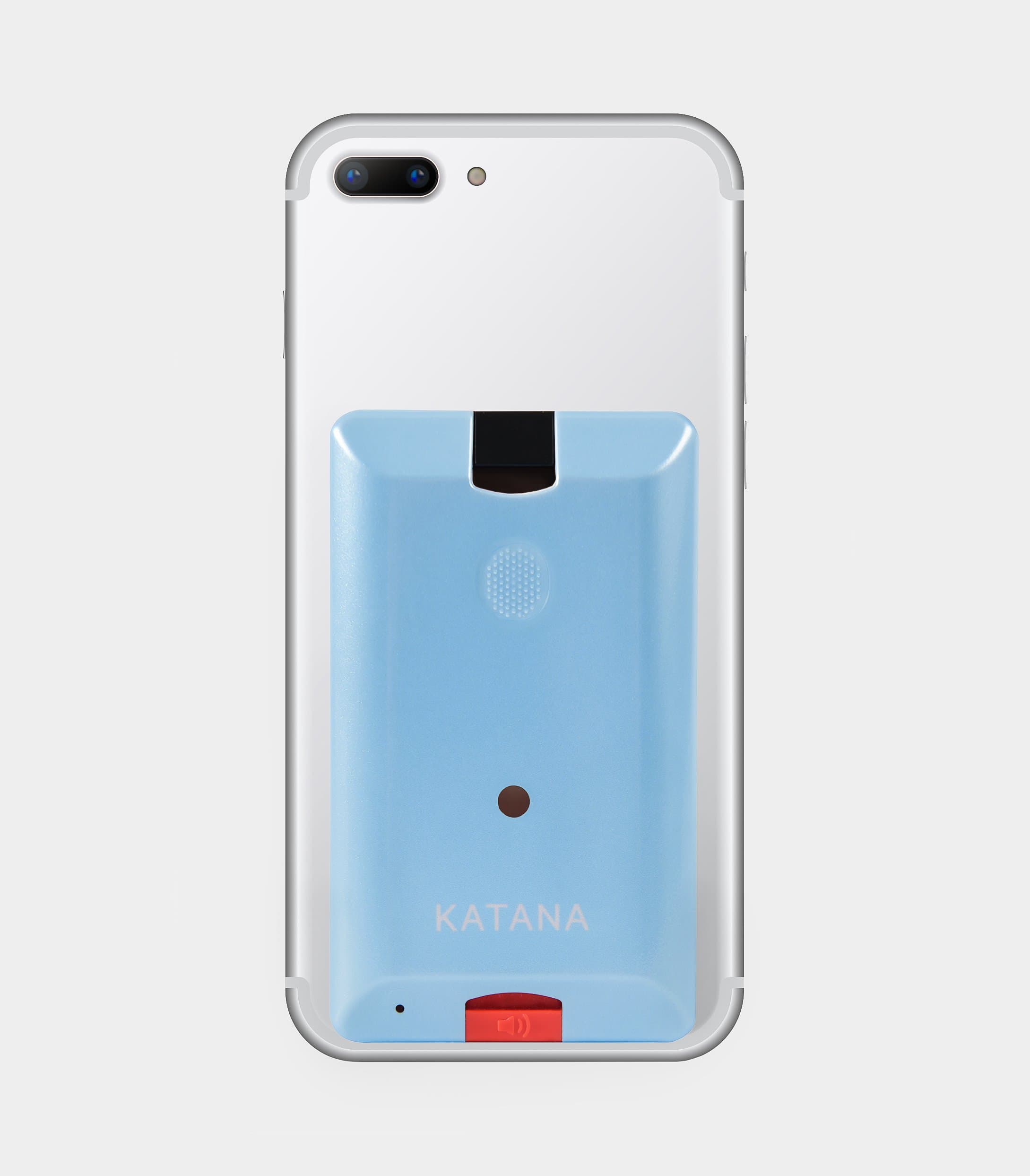 Katana Safety Arc: The Personal Security System That Attaches Directly to Your Smartphone. Includes 1 Free Month of the 24/7 Katana Response Center Service. (Ice Blue)