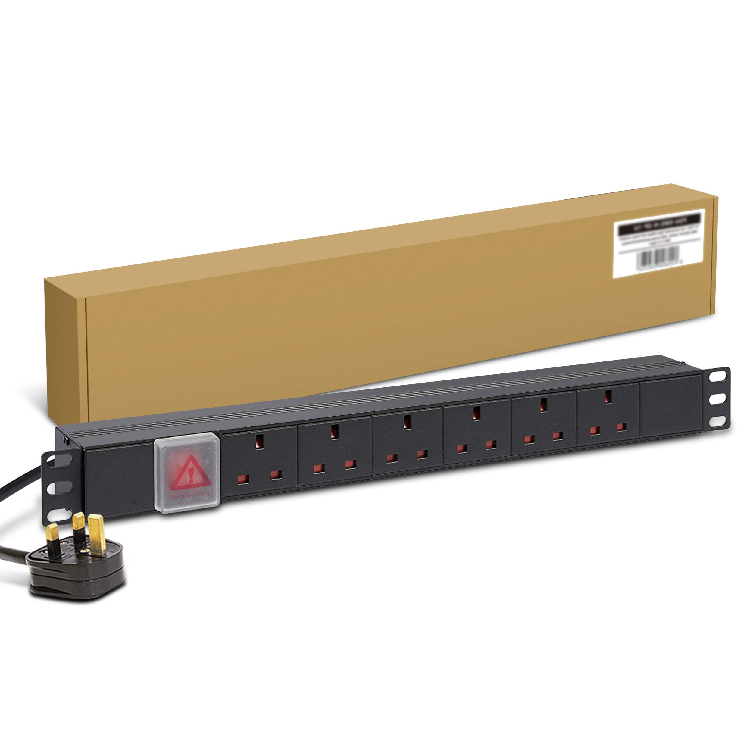 Dynamode 6 Way 1U Horizontal 13A Switched PDU