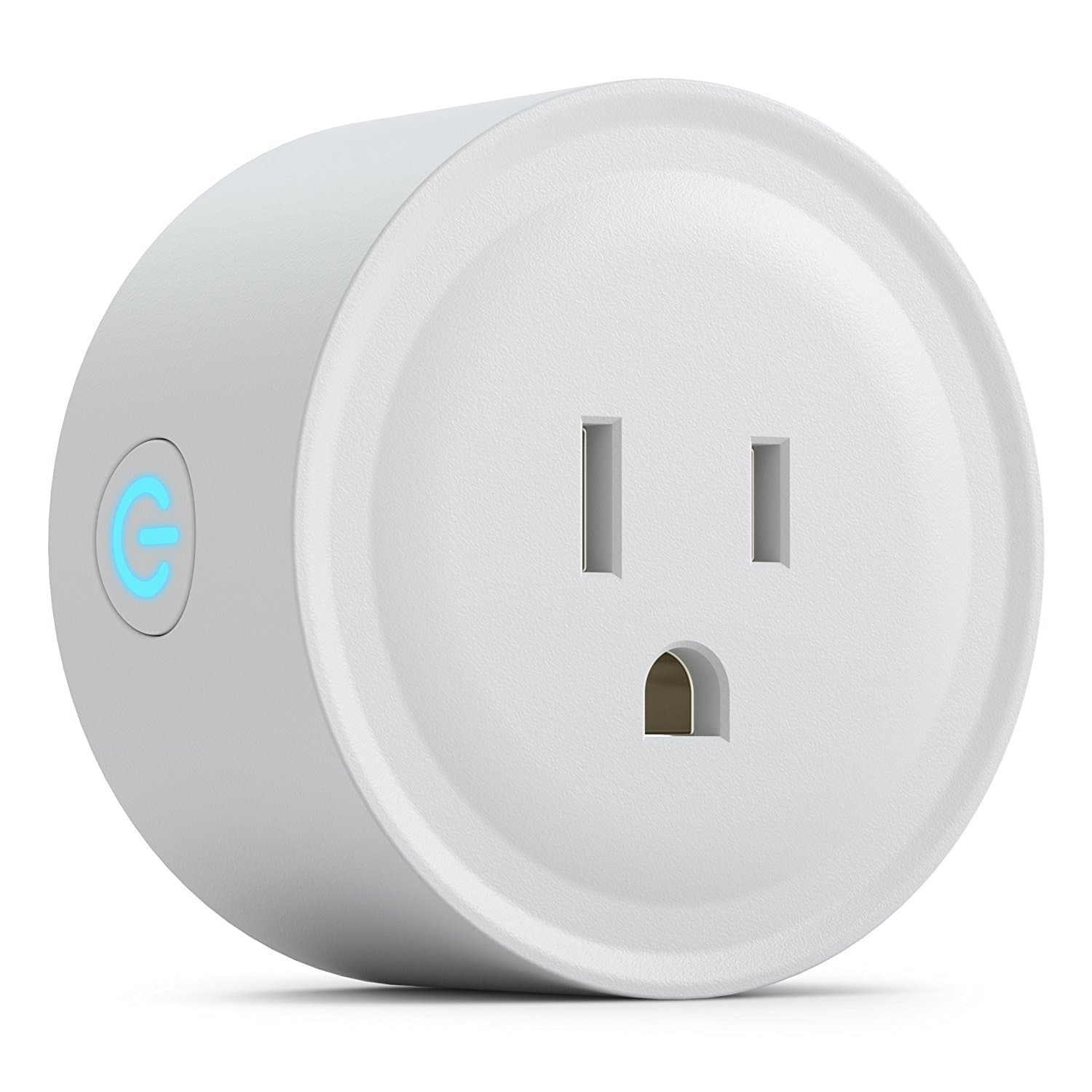 YCGRE Wifi Smart Plug Mini Outlet, Compatible with Amazon Alexa Echo and Google Home, Remote Control by Smart Phone from Anywhere with Timing Function, No Hub Required, ETL and FCC Listed, White