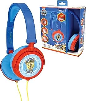LEXIBOOK, Paw Patrol, Stereo Headphones, kids safe volume, foldable and adjustable, blue/red, HP015PA