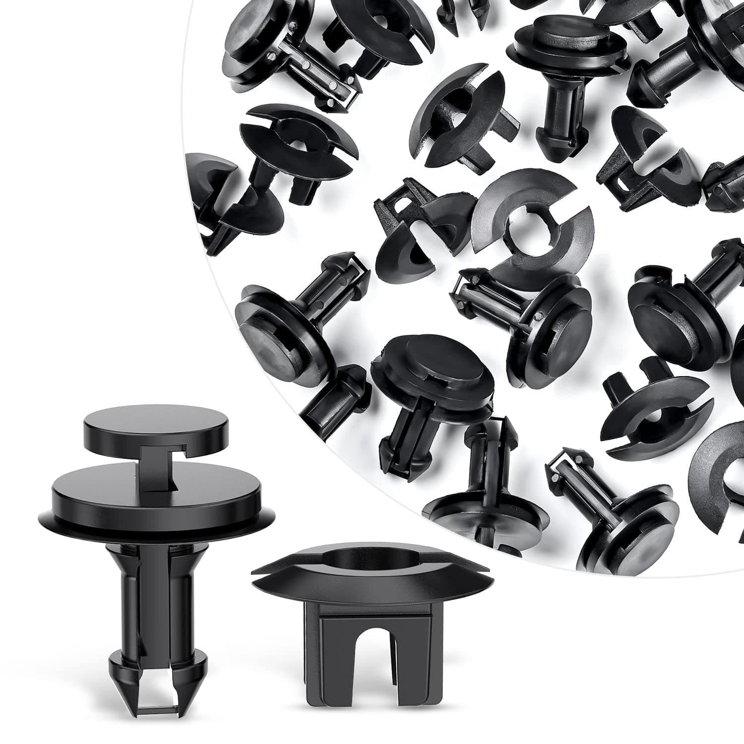 30 sets Front Air Deflector Retainers Clips Replacement for Cadillac Escalade Chevrolet Avalanche Colorado GMC C3500 OEM:#GM 15733971,15733970