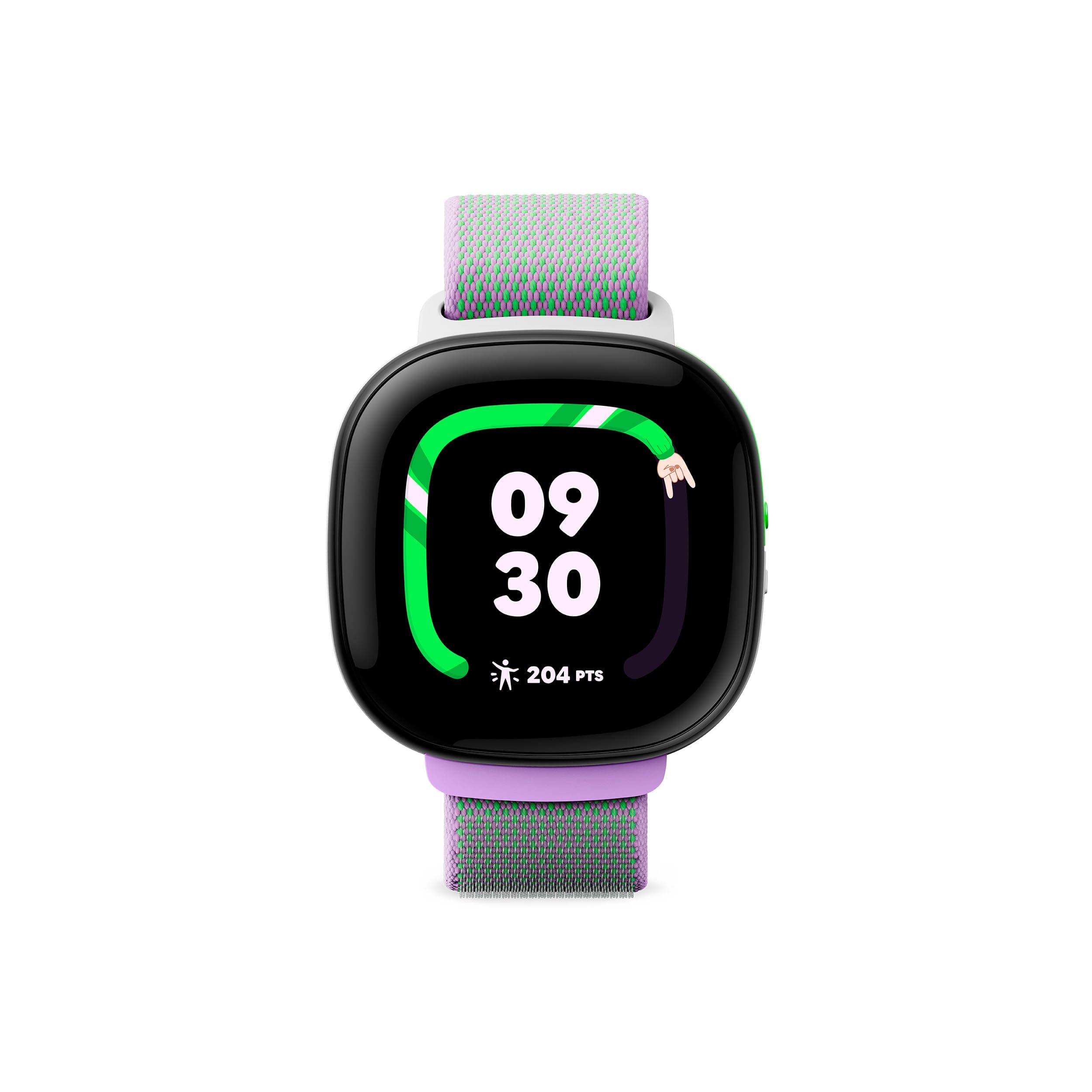 Fitbit Google Ace LTE - Kids Smart Watch with Call, Message, GPS and Activity Based Games, Ace Pass Data Plan Required - Spicy - Moovin