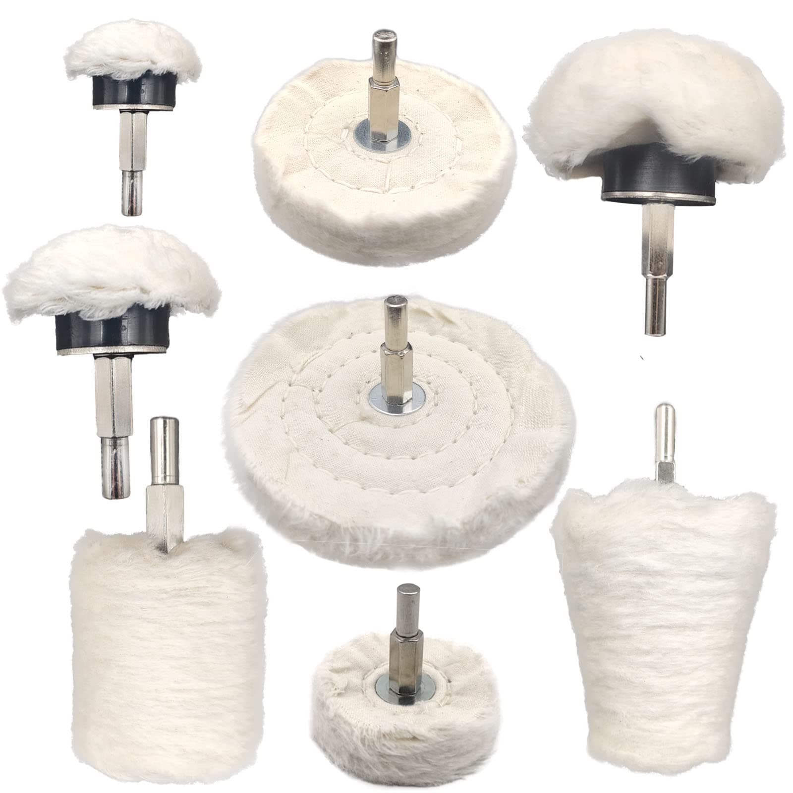 8 pcs Buffing Wheel for Drill