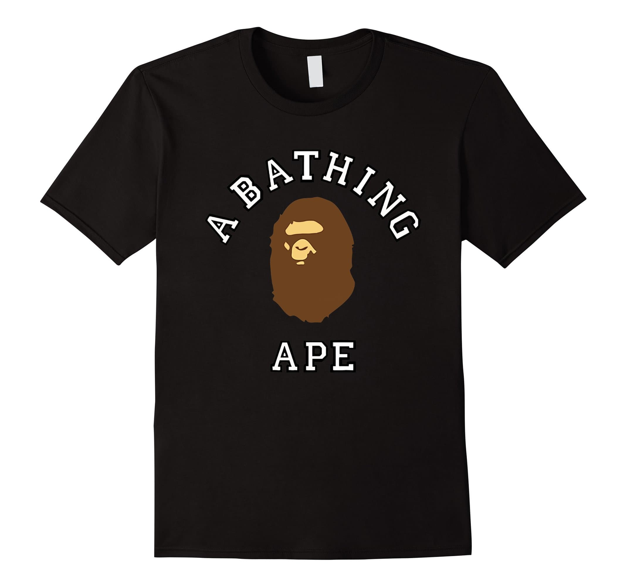 Men's Bape T-Shirt Medium Black