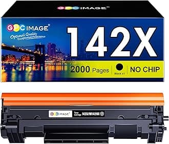 GPC Image 142X Toner 2000 Pages Compatible with HP 142A Black 142X for HP Laserjet MFP M140w Toner M110w M110 MFP M140 MFP M139w M139, No Chip, 1 Black