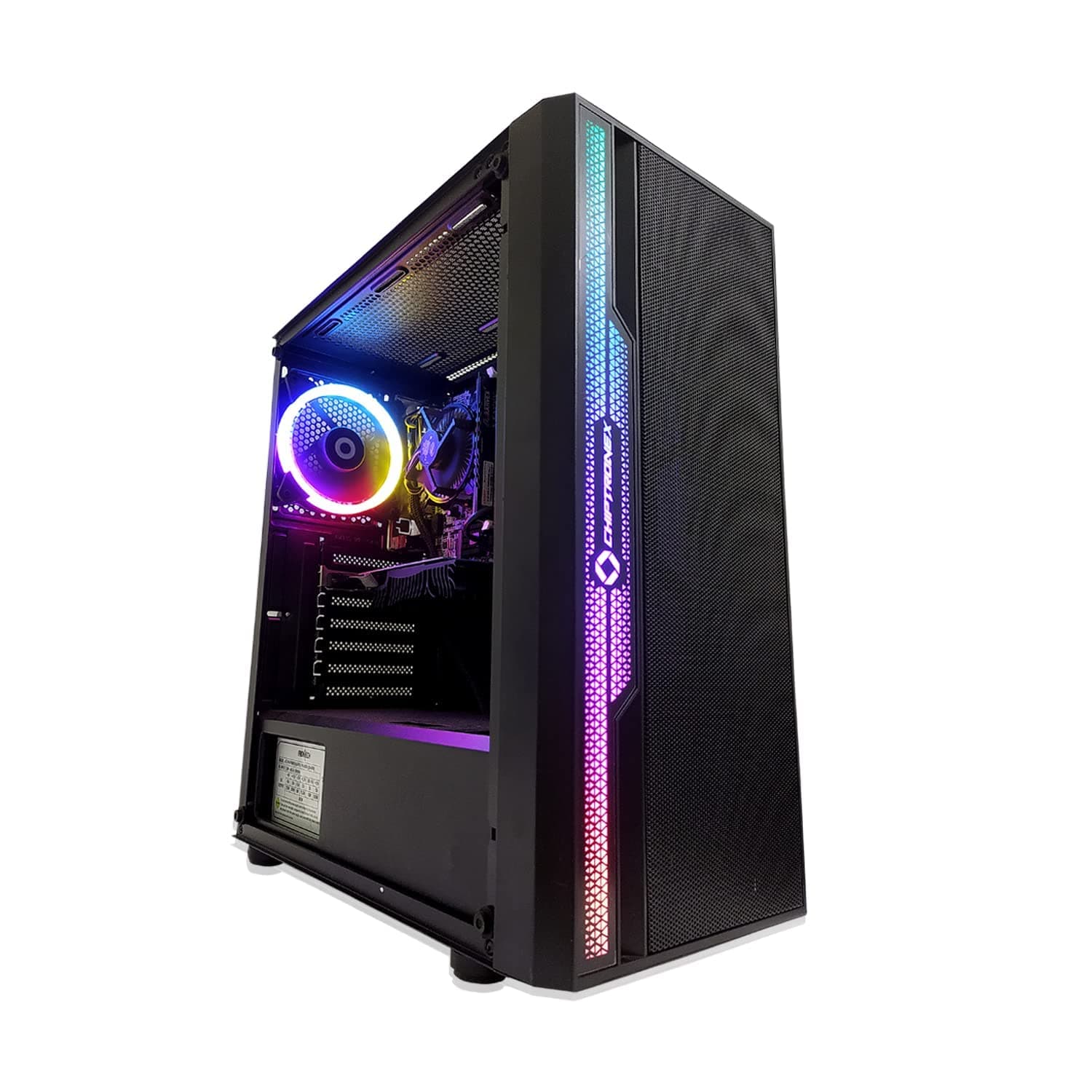ZILLA Gaming Pc Intel Core I5 3470 |8Gb Ram|1Tb 7200Rpm Hdd|240Gb Ssd|Gt 730 2Gb Graphic Card|Wifi|Rgb Gaming Case,Windows,Black