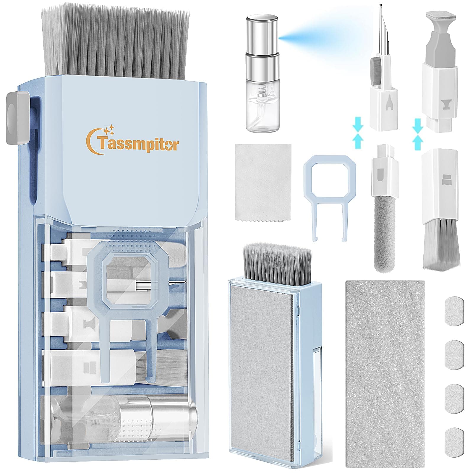 Keyboard Cleaner Laptop Cleaning Kit, Compact Keyboard Cleaning kit for Compu...