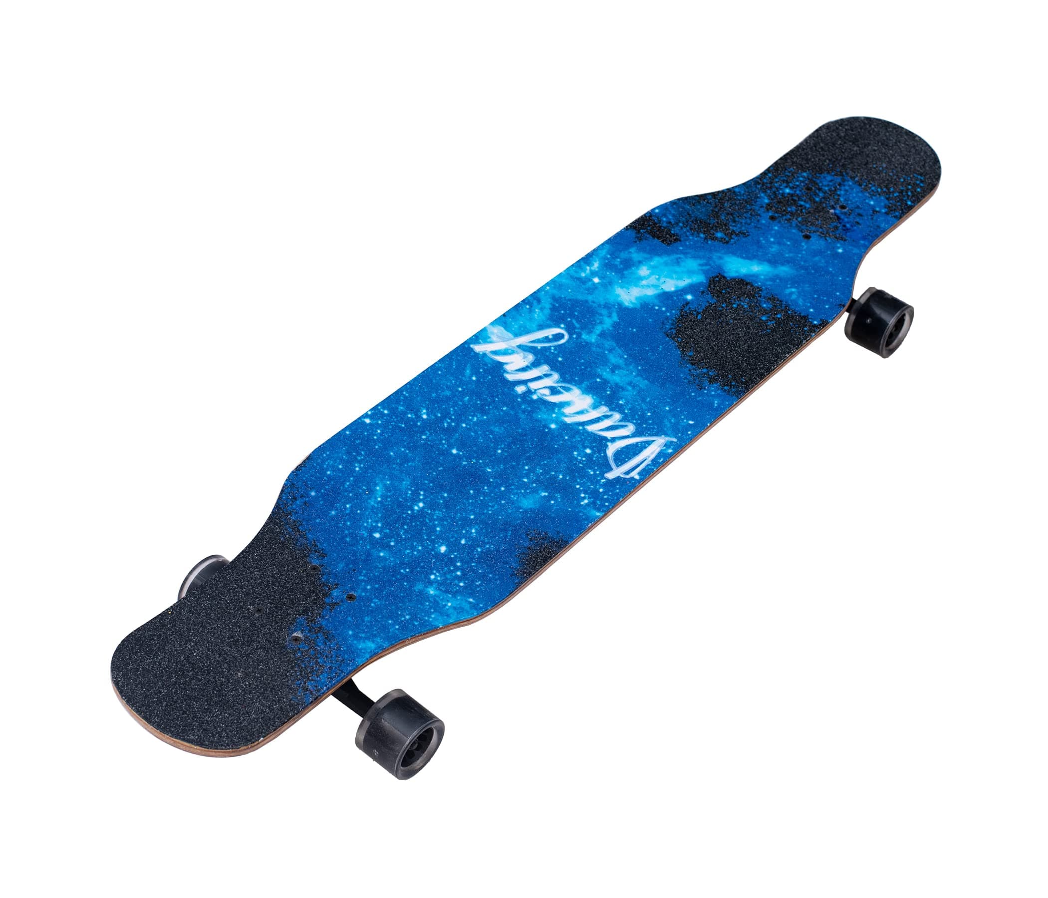 IRIS Drop Through Long-Board - Maple Skateboard with Dancing Galaxy Graphic Design - Complete Skateboard Cruiser for Cruising, Carving, Free-Style and Downhill, 42 Inch x 9.5 Inch (L*W)