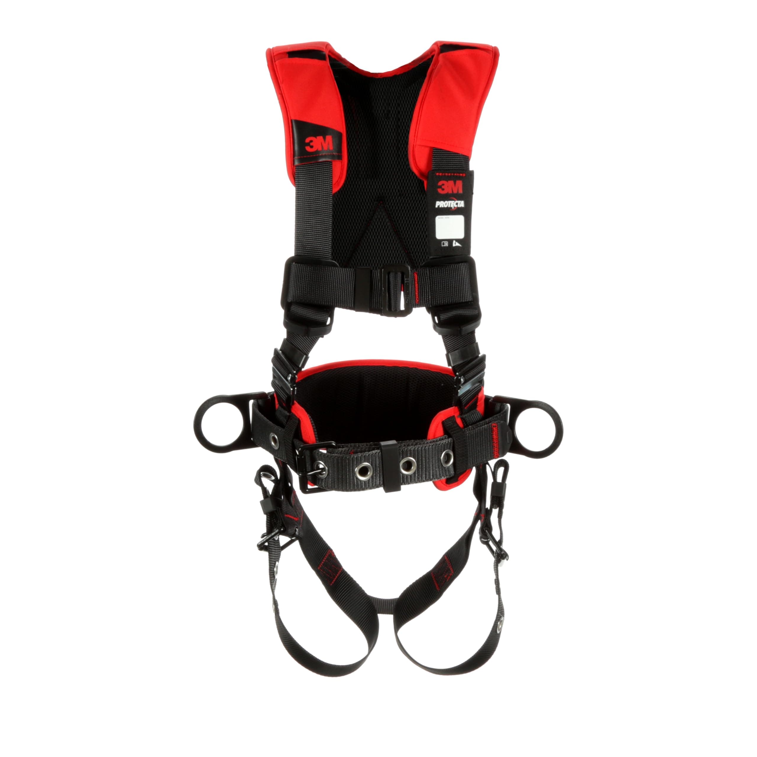 Protecta Medium - Large Comfort Construction Style Full Body Positioning Harness With Easy-Link Web Adapter, Auto-Resetting Lanyard Keeper And Impact Indicator