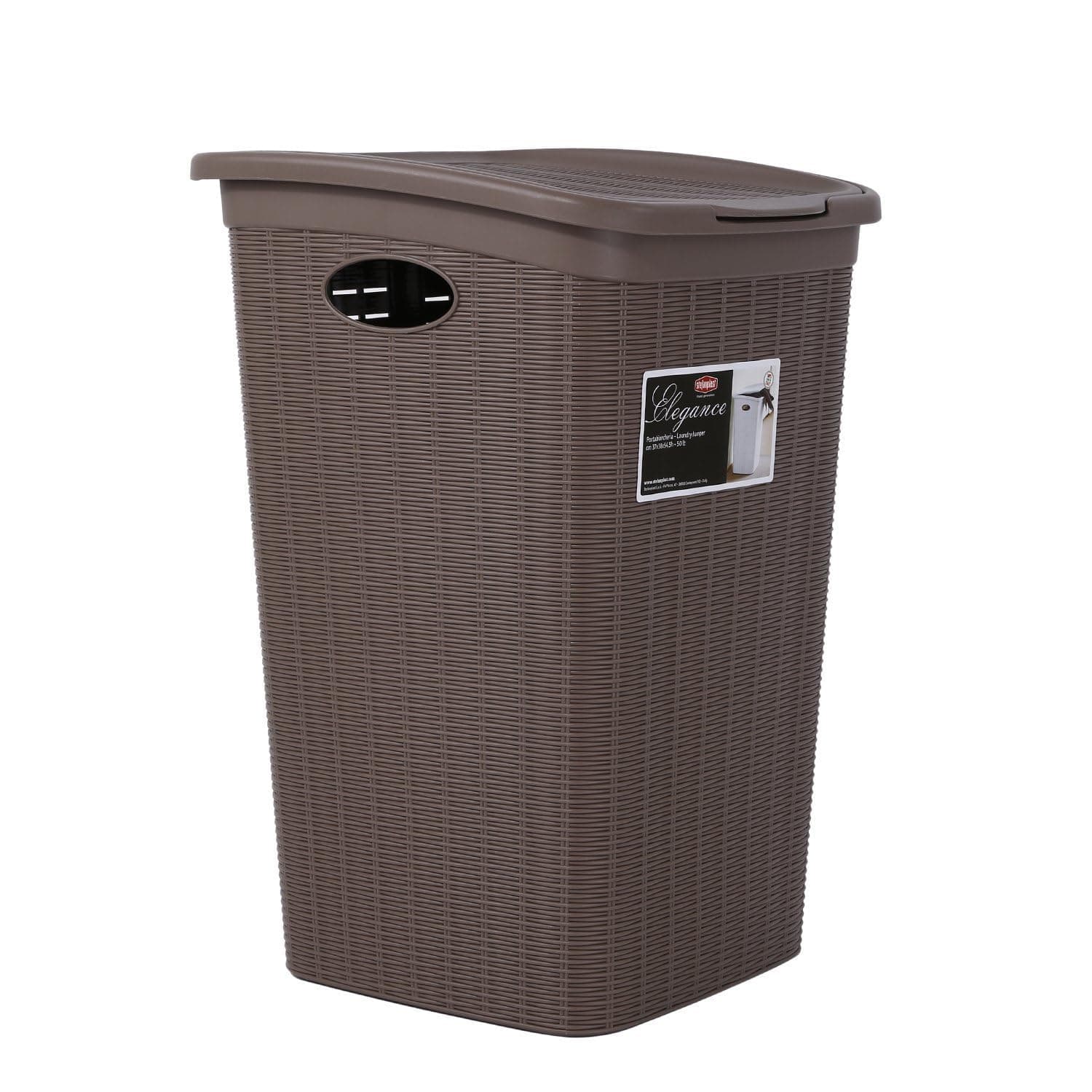 Elegance Laundry Hamper, 37 x 38 x 54.5 cm