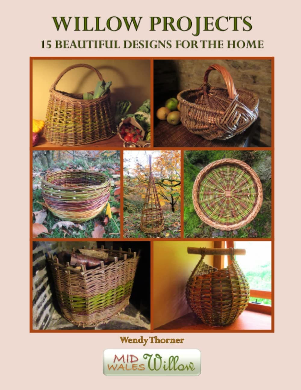 Willow Projects: 15 Beautiful Designs for the Home: Exciting and innovative designs for those with just a little basket making experience. Paperback – 18 April 2022