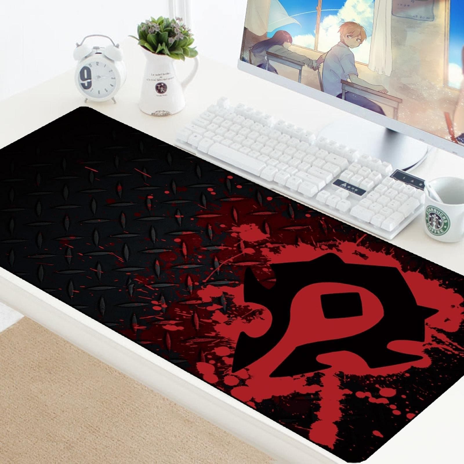 MWBLN Mouse Pad,900x400 Large Gaming Mouse Pad Mat,Computer Mousepad,Game Desk Play Pad. 800x400mm MSSJ-BZ005