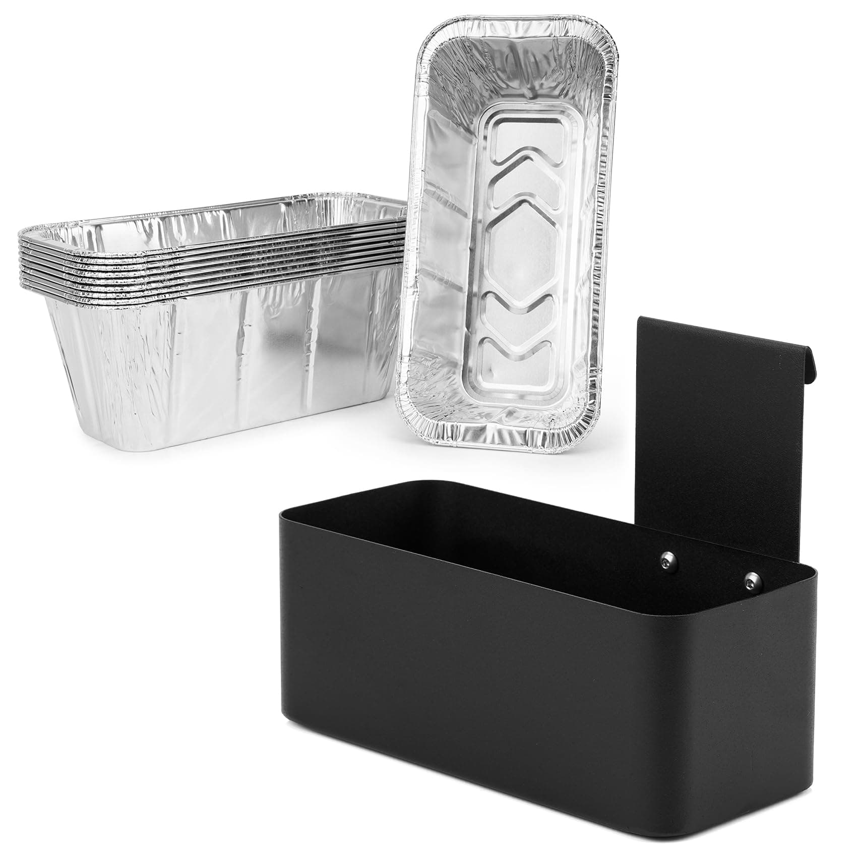 - Stanbroil Grease Drip Pan with 10-Pack Disposable Foil Liners, Compatible with Earlier Versions of The Blackstone 28" and 36" Griddle