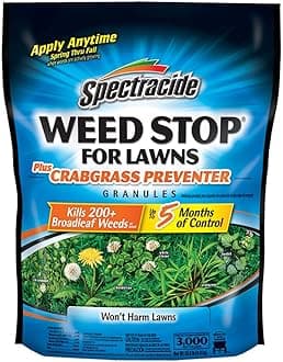 Spectracide Weed Stop For Lawns Plus Crabgrass Preventer Granules 10.8 Pounds, Up To 5 Months Of Control