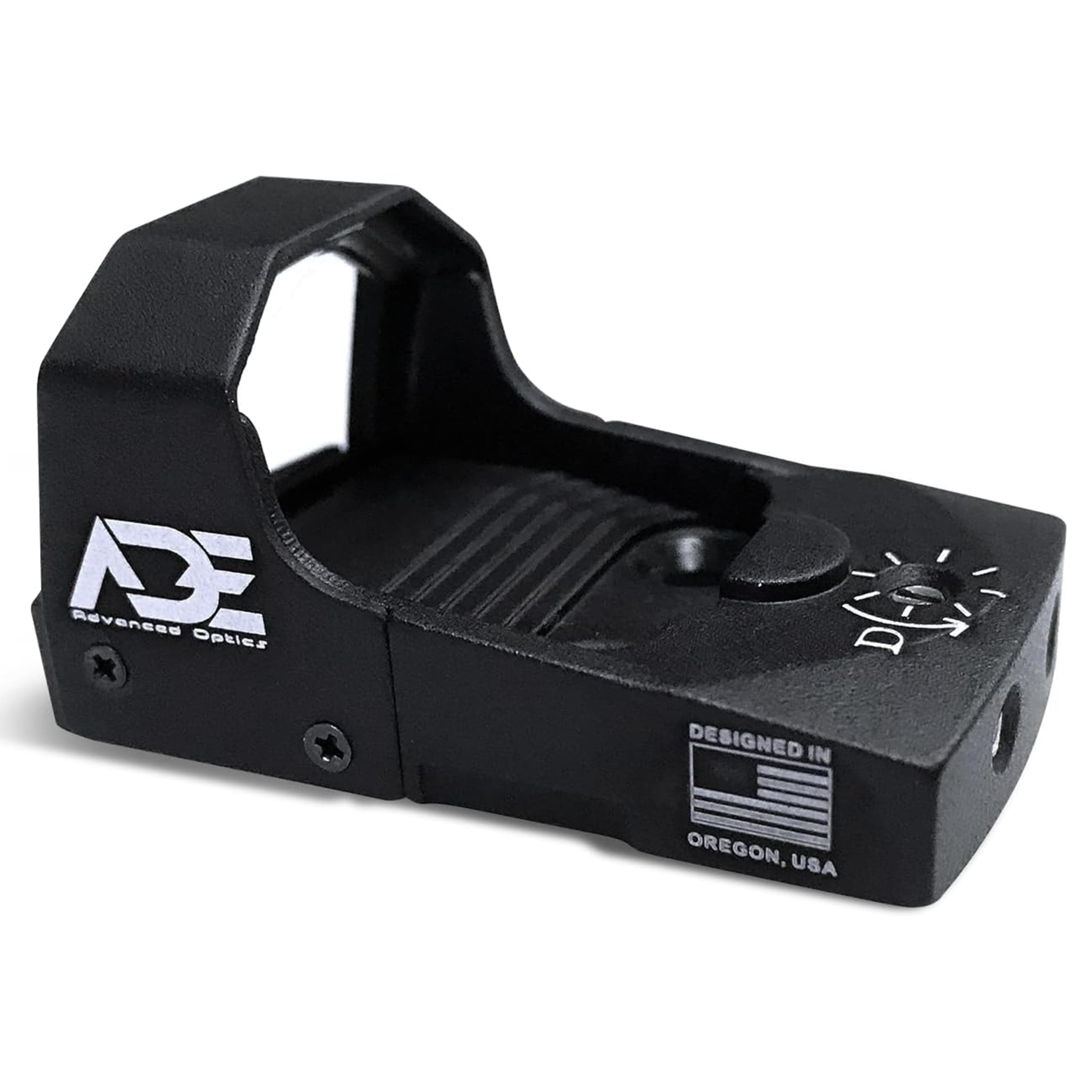 RD3-006B Reflex Dot Sight with Picatinny Rail Mount – Compatible with Doctor / Vortex Venom / Burris Fastfire Footprint – Compact Dot Optic, Green or Blue Dot, Black or Tan