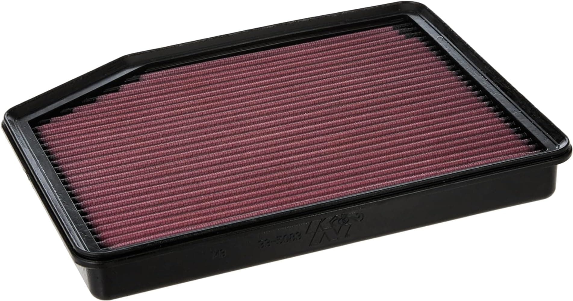 Engine Air Filter: Increase Power & Towing, Washable, Premium, Replacement Air Filter: Compatible with 2019 Chevy/GMC Truck (Silverado 1500, Sierra 1500), 33-5083