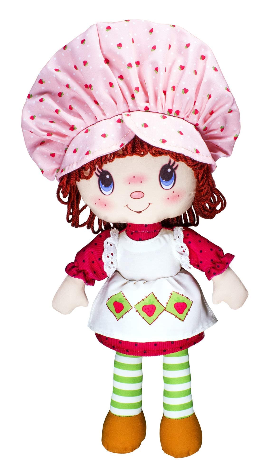 Basic Fun Strawberry Shortcake Retro Classic Soft Doll, for 3 Years Old and Up, Styles May Vary, Red, 14 inches