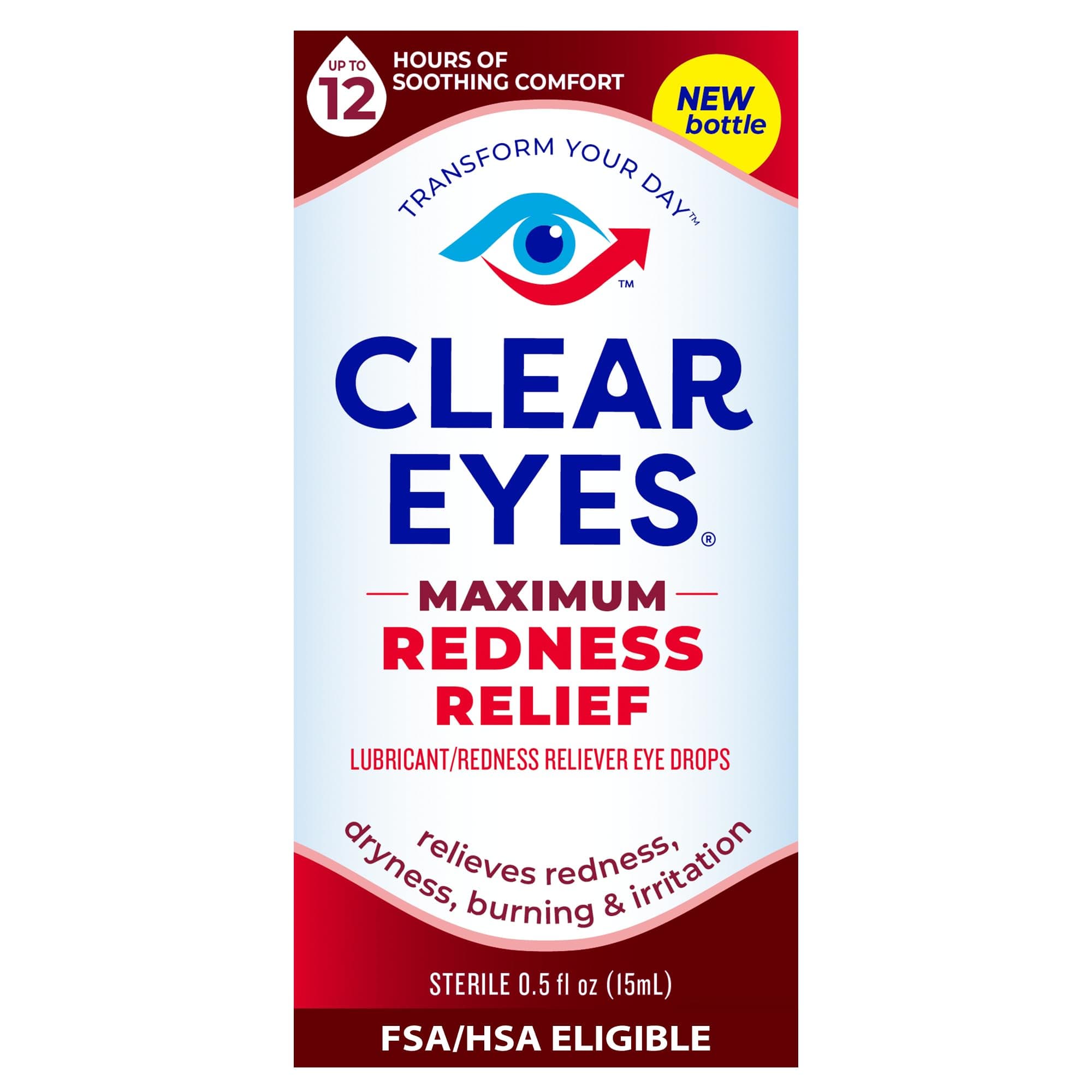 Maximum Redness Relief Eye Drops, 0.5 FL OZ