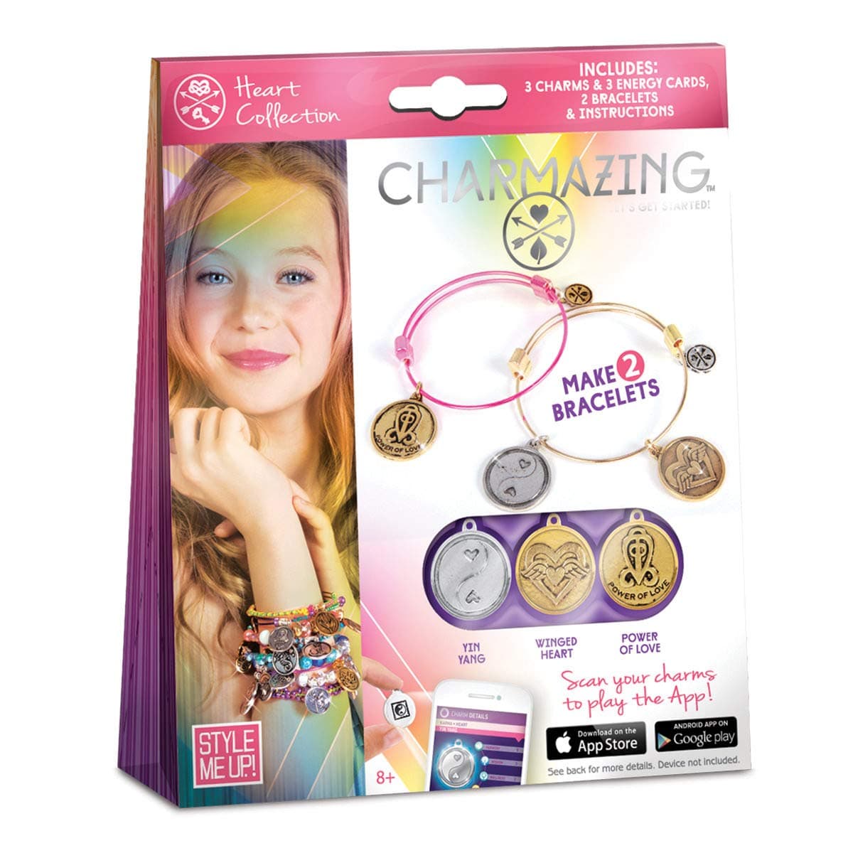 Charmazing Let's Get Started Bracelets - Heart Collection 1