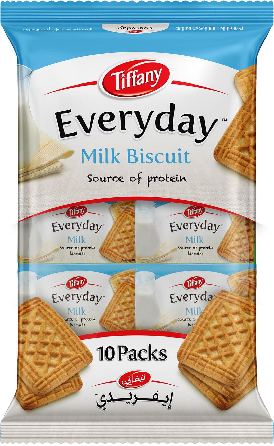 Tiffany Everyday Milk Biscuits, 10 x 40 g