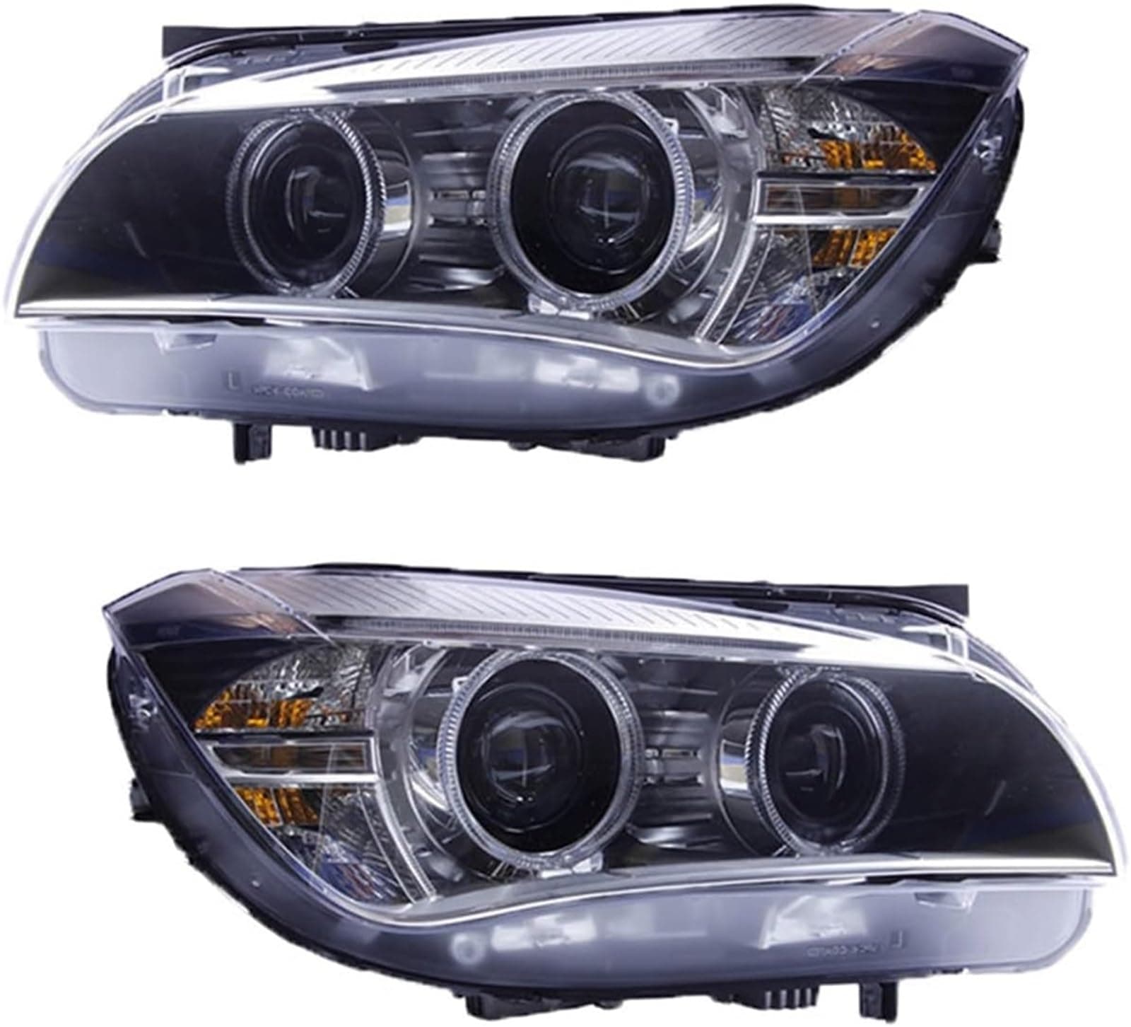 Headlight Assemblies Headlight Assembly for BMW For X1 For E84 For F49 2010-2015 DRL Angel Eye Front Lamp(Halogen)