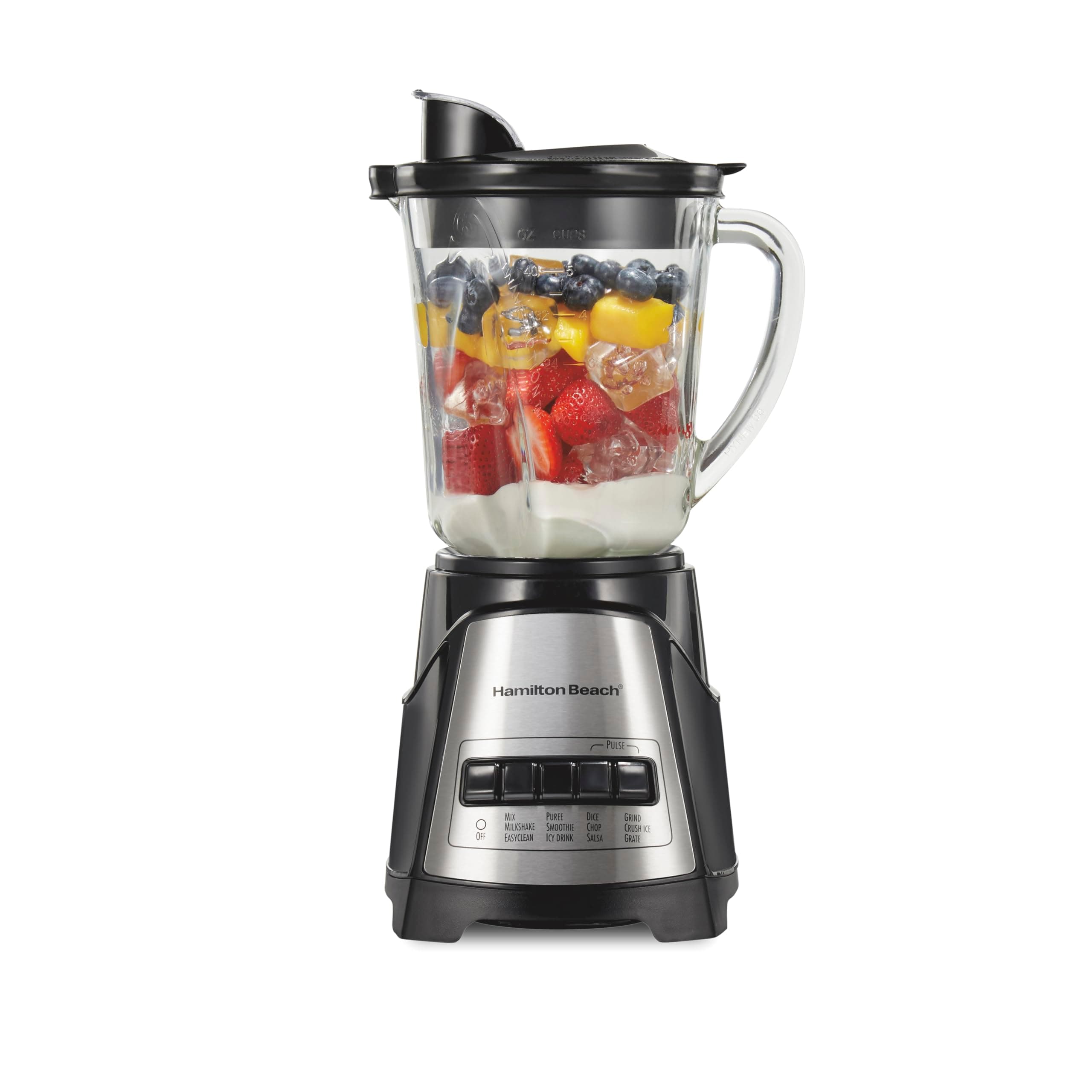 Hamilton Beach Power Elite Multi-Function Blender with Glass Jar (58148A)