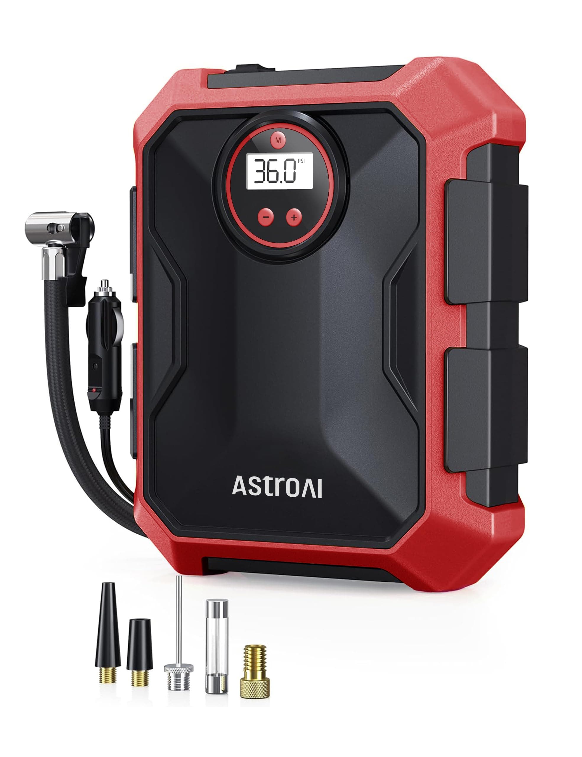AstroAI Tire Inflator Air Compressor (Red)