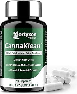 25-in-ONE CannaKlean & Detox Capsules - Natural Detox Cleanse, Natural Herbal Formula for Body Purification, Kidney & Liver (60 Capsules) -1 Pack